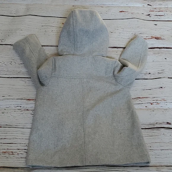 🆕️ GAP GIRLS GREY WOOL COAT 🤍 - Picture 9 of 10